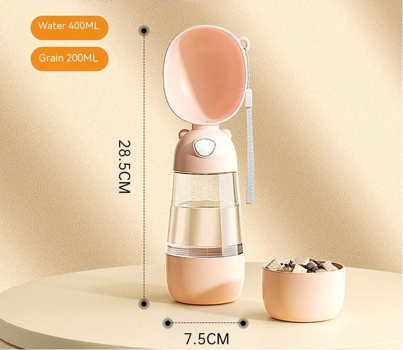 Portable Dog Water Bottle Food And Water Container For Pets